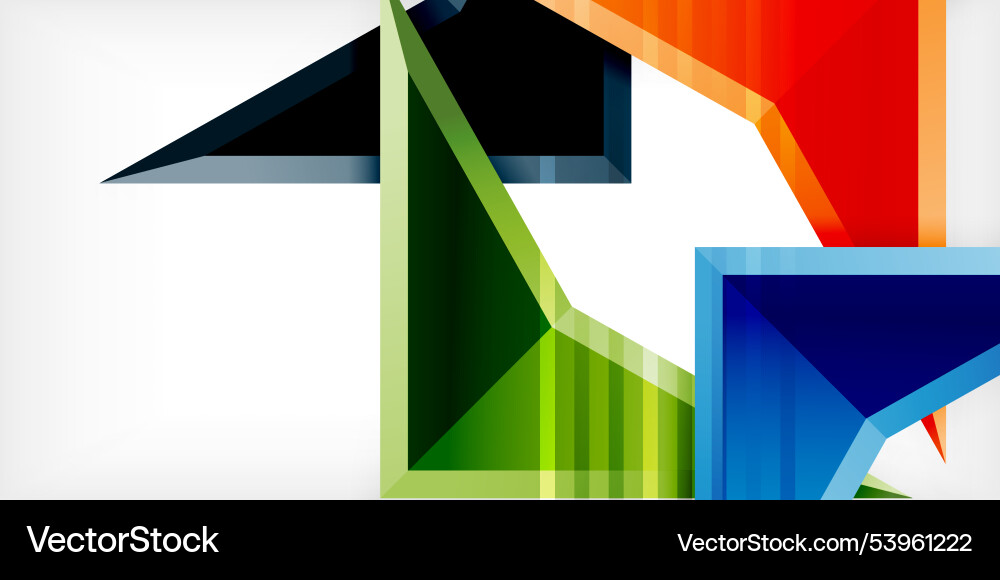 Abstract background color triangles and arrows Abstract background color triangles and arrows vector image