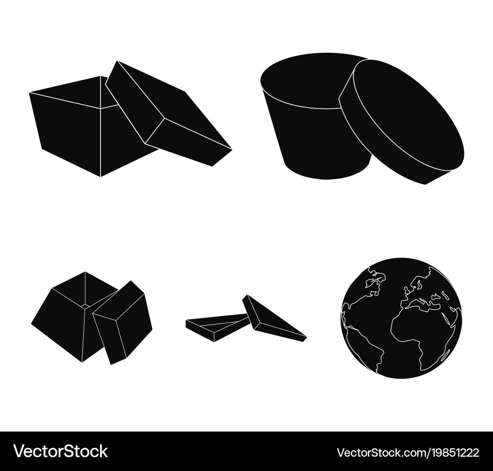 Box container package and other web icon Vector Image