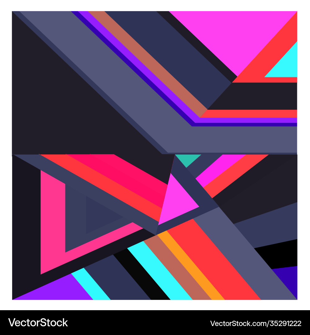 Colorful geometric and curve background pattern Colorful geometric and curve background pattern vector image