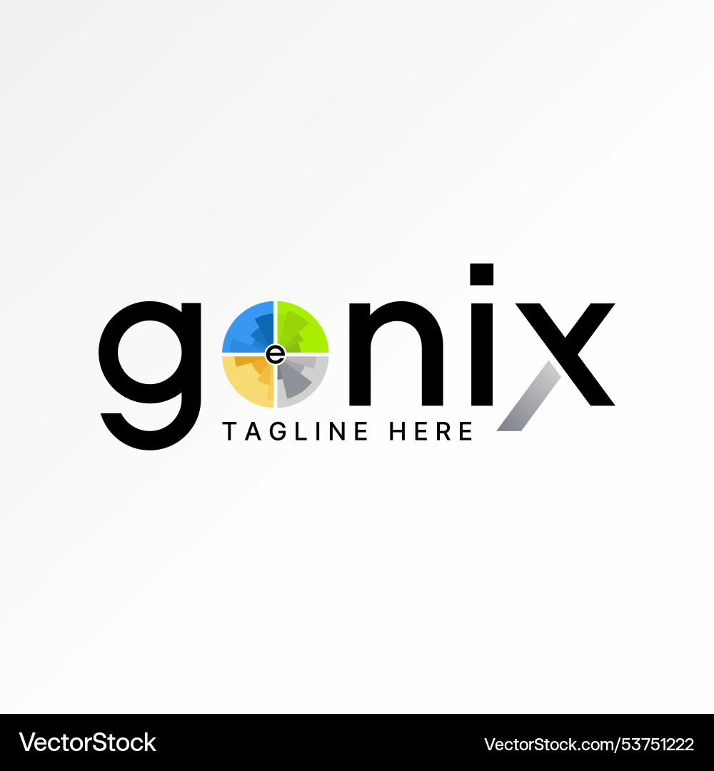 Initial o font business bar chart genix Initial o font business bar chart genix vector image