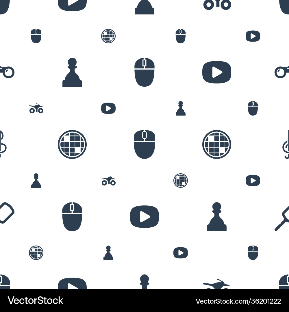 Reflection icons pattern seamless white background Reflection icons pattern seamless white background Vector Image