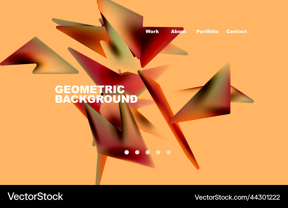 Shards Form Zusammensetzung abstrakte Hintergrund web Vektorbild