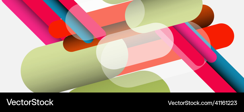 Abstract background round shapes lines Abstract background round shapes lines vector image