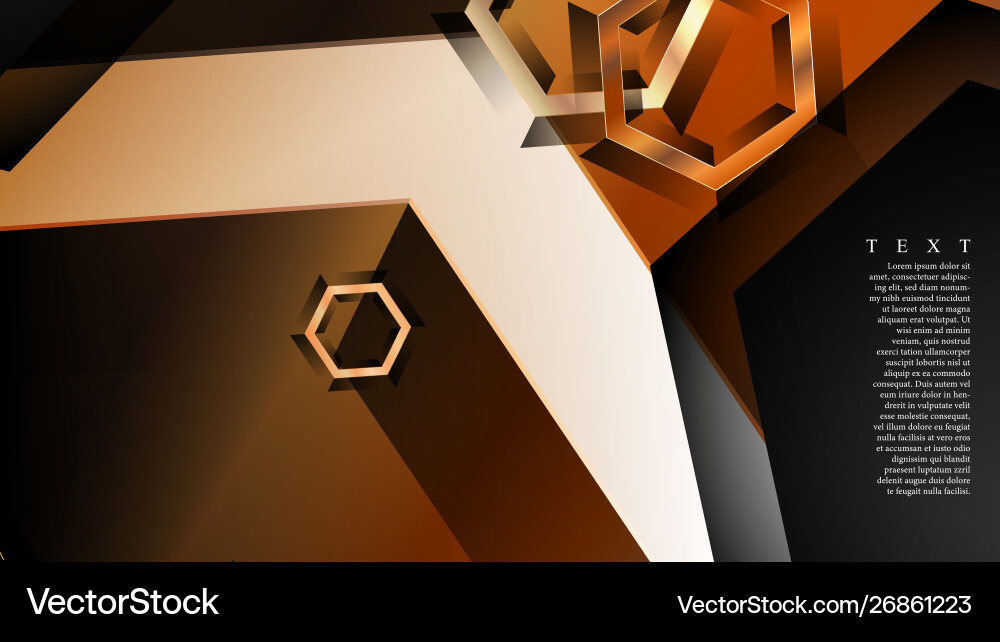 Abstract background with gradient hexagon shapes Abstract background with gradient hexagon shapes vector image