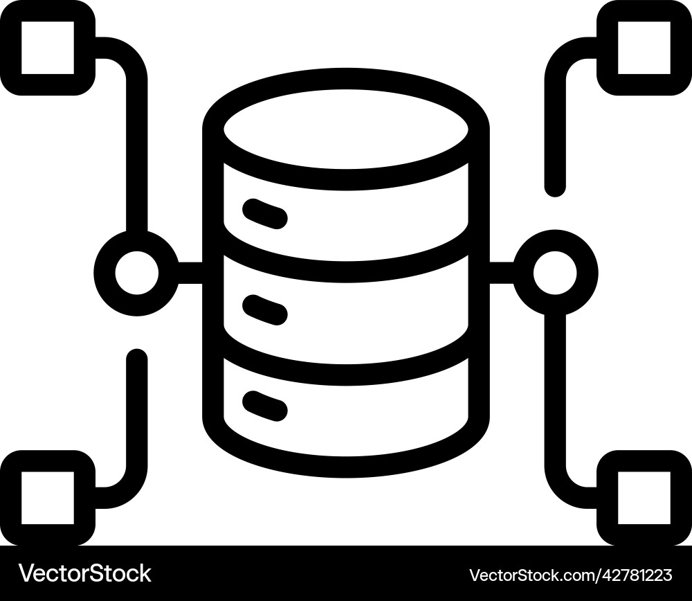 Shared database vector image