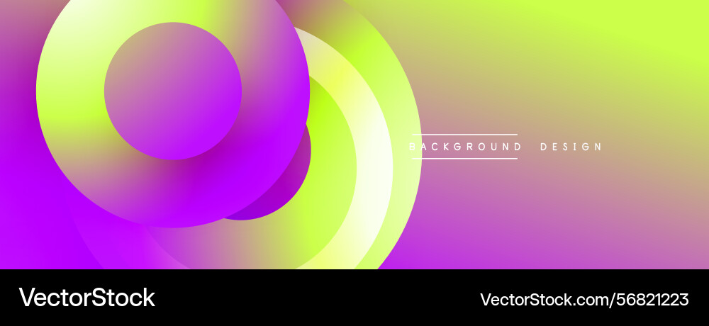 Vibrant abstract design features overlapping Vibrant abstract design features overlapping vector image