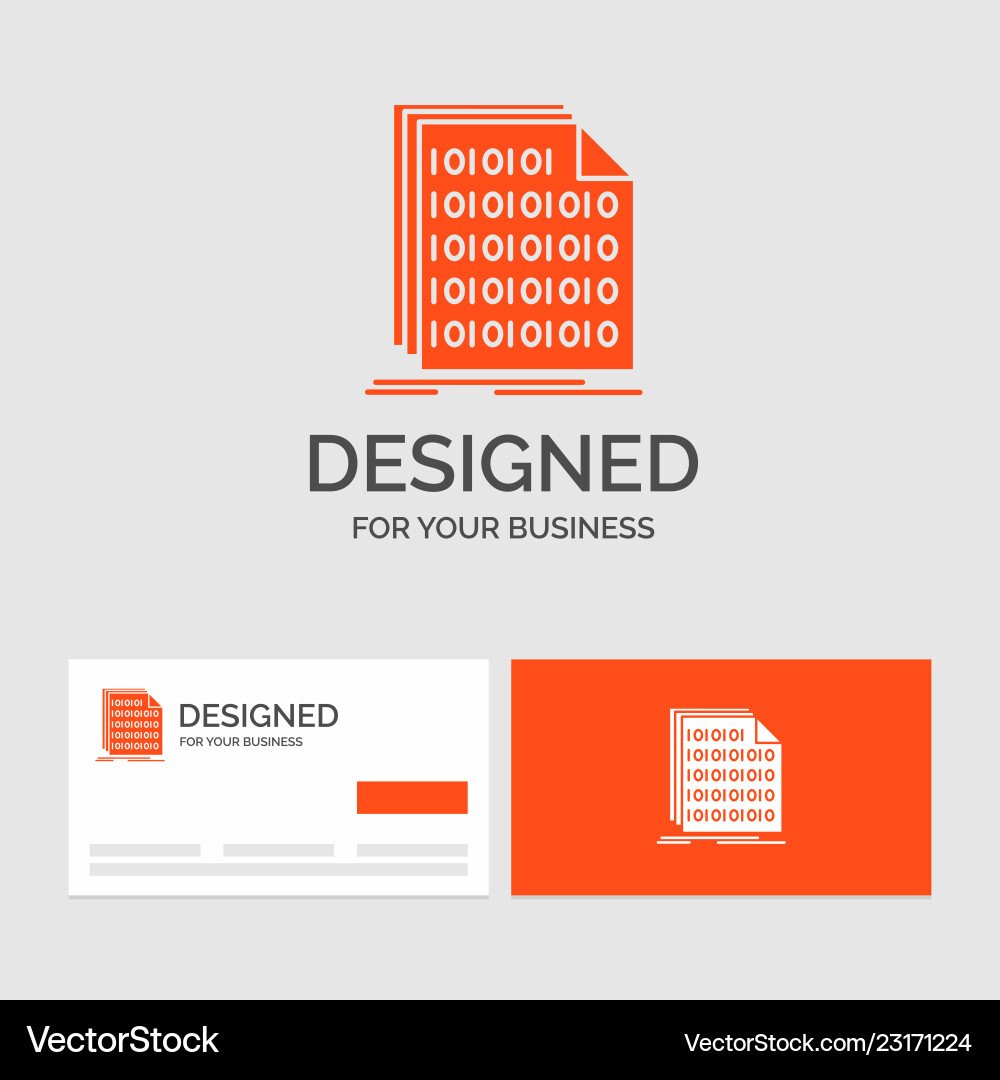 Business logo template for binary code coding Business logo template for binary code coding vector image