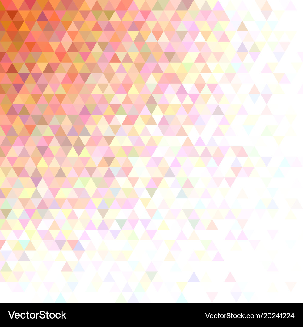 Colorful Triangle Mosaic Background vector image