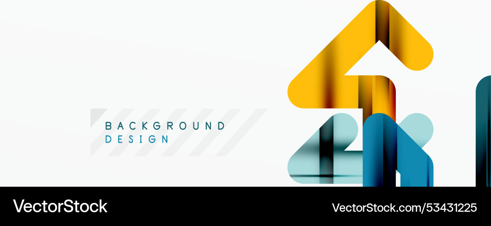 Abstract background - colorful lines composition Abstract background - colorful lines composition Vector Image