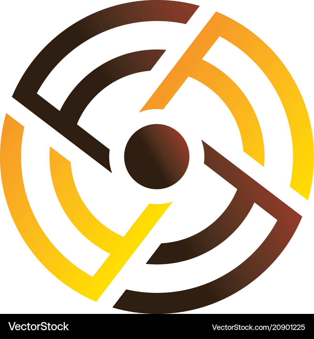 Dynamic Rotation Icon vector image