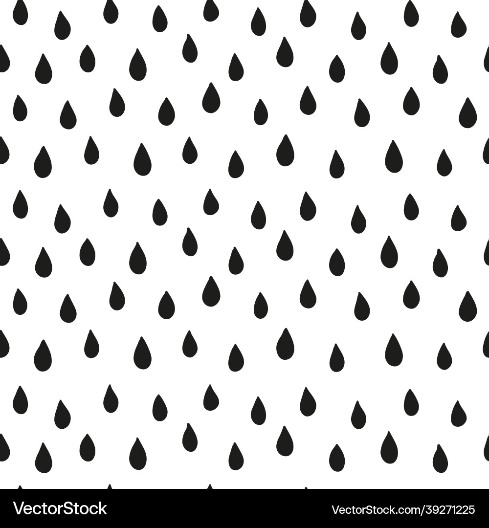 Seamless pattern with rain drops Seamless pattern with rain drops vector image