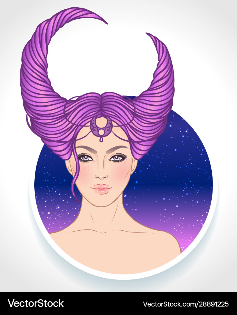 Taurus astrological sign Royalty Free Vector Image