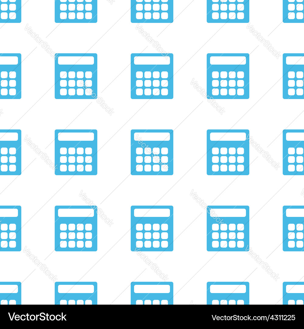 Unique calculator seamless pattern Vector Image