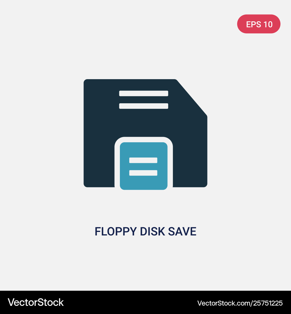 Zwei Farbe Diskette speichern Schaltfläche Symbol von Benutzer Zwei Farbe Diskette speichern Schaltfläche Symbol von Benutzer vektorbild