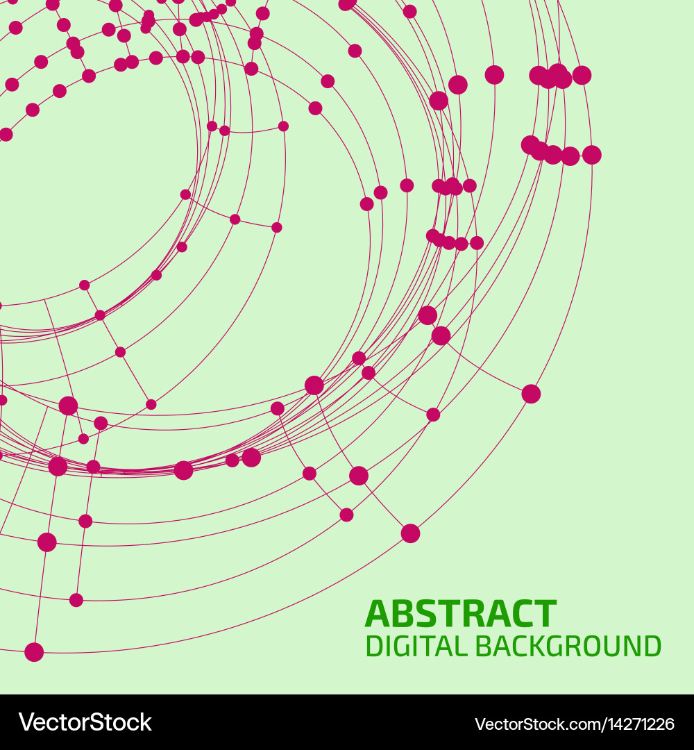 Abstract connection vector image