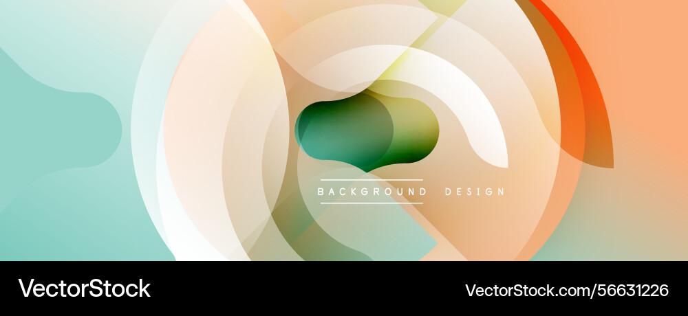 Abstract design features layered circles soft Abstract design features layered circles soft Vector Image