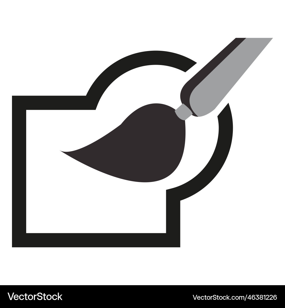 Blob brush tool Vector Image