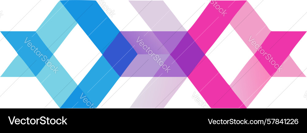 Dynamische x-pattern abstrakte Schnittformen vektorbild
