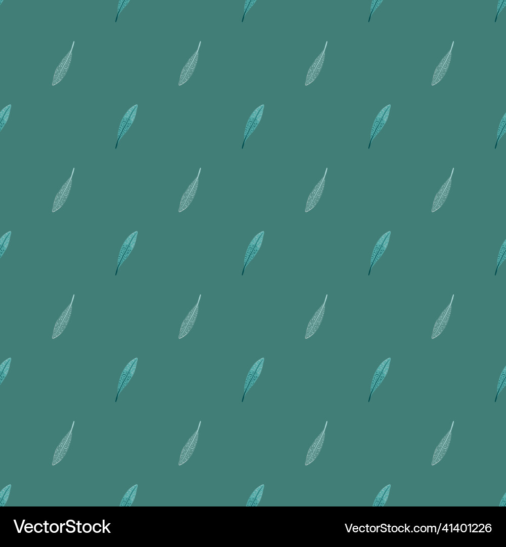 Feathers seamless pattern background feather Feathers seamless pattern background feather Vector Image
