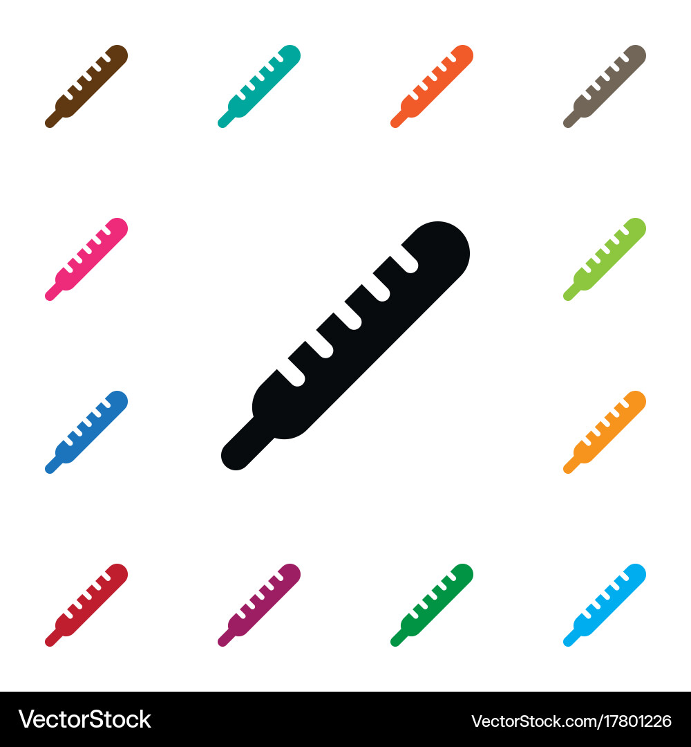 Isolated degree icon scale element can vector image