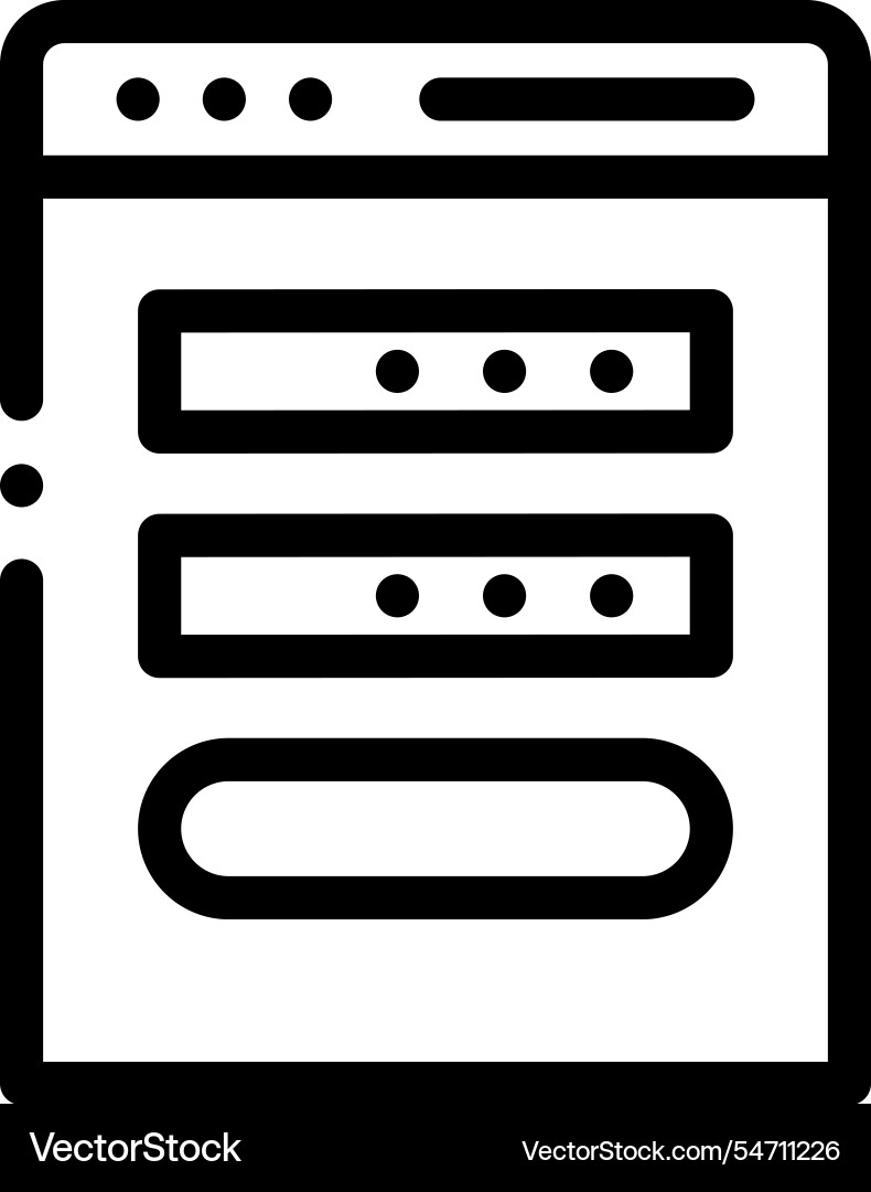 Login icon thin linear style design isolated Login icon thin linear style design isolated vector image