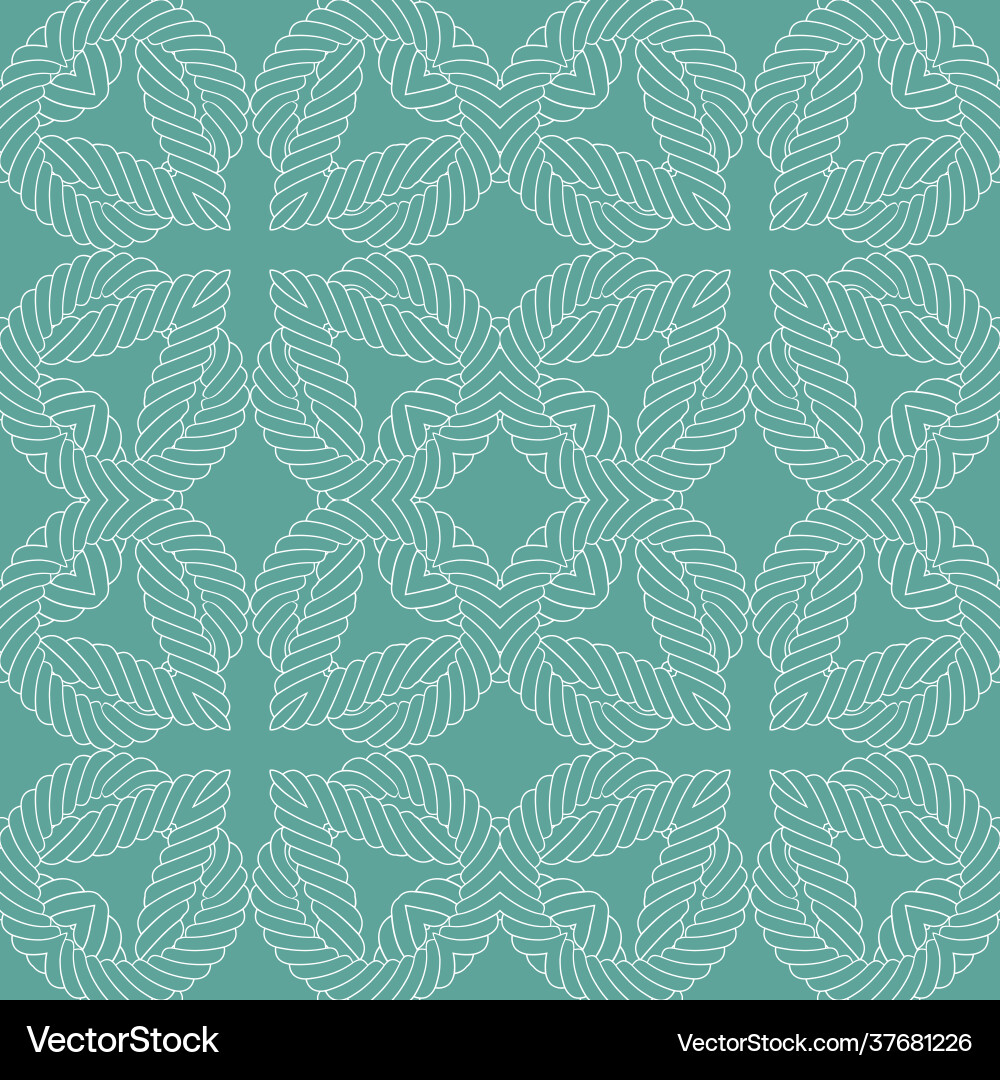 Ropes and strings seamless pattern ethnic Vector Image