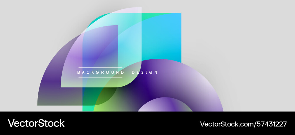 Abstract shapes overlap creating vibrant color Abstract shapes overlap creating vibrant color vector image
