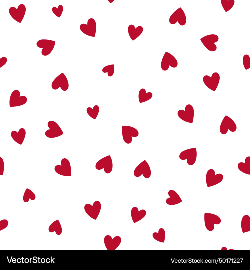 Seamless repeat pattern with ditsy red Seamless repeat pattern with ditsy red vector image
