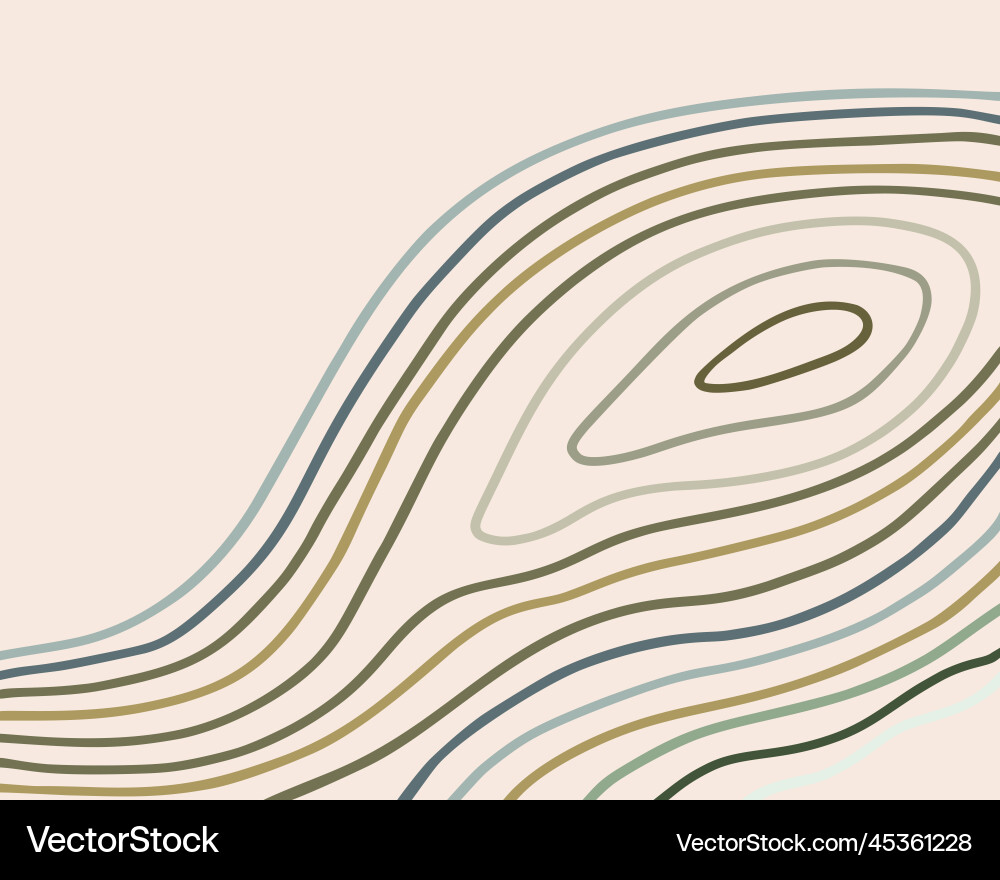 Abstract background with curly luines vector image