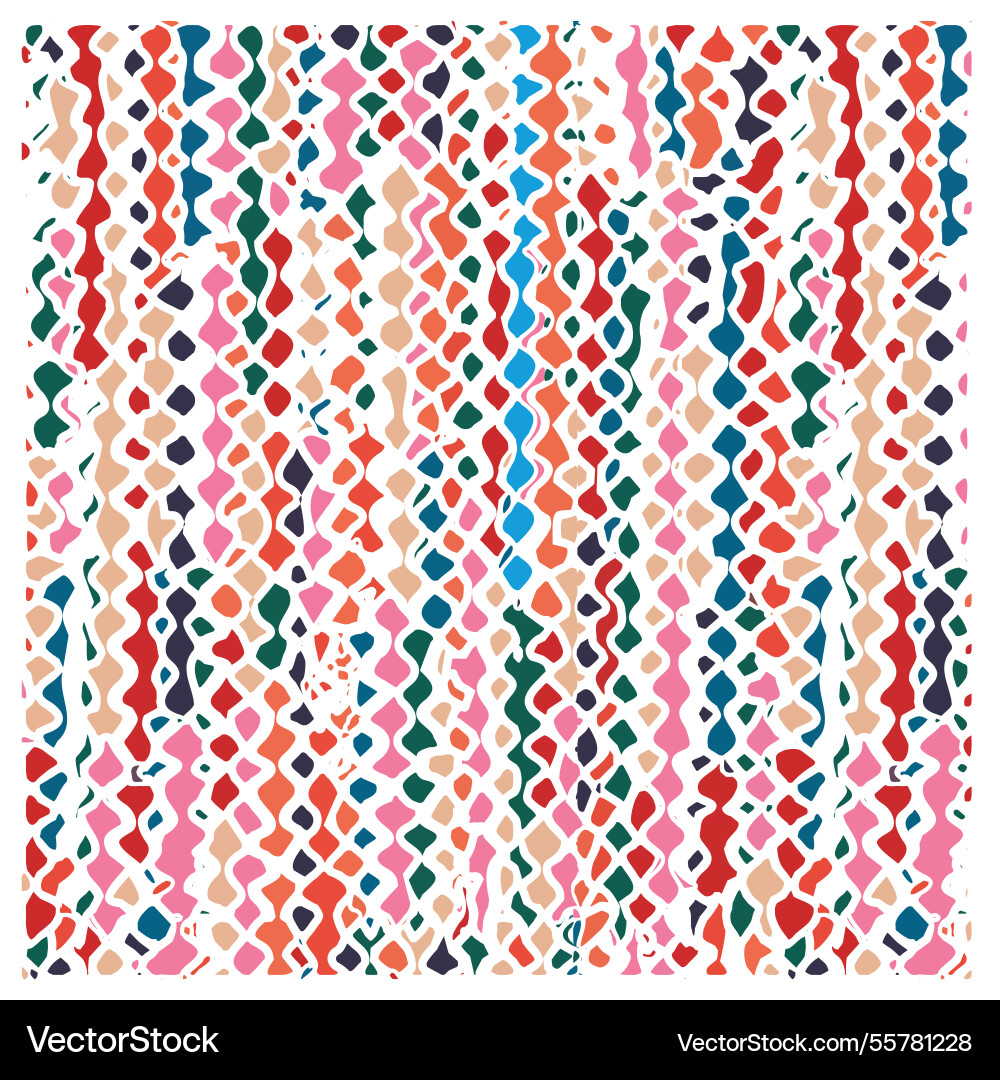 Abstract seamless textured print pattern vector image