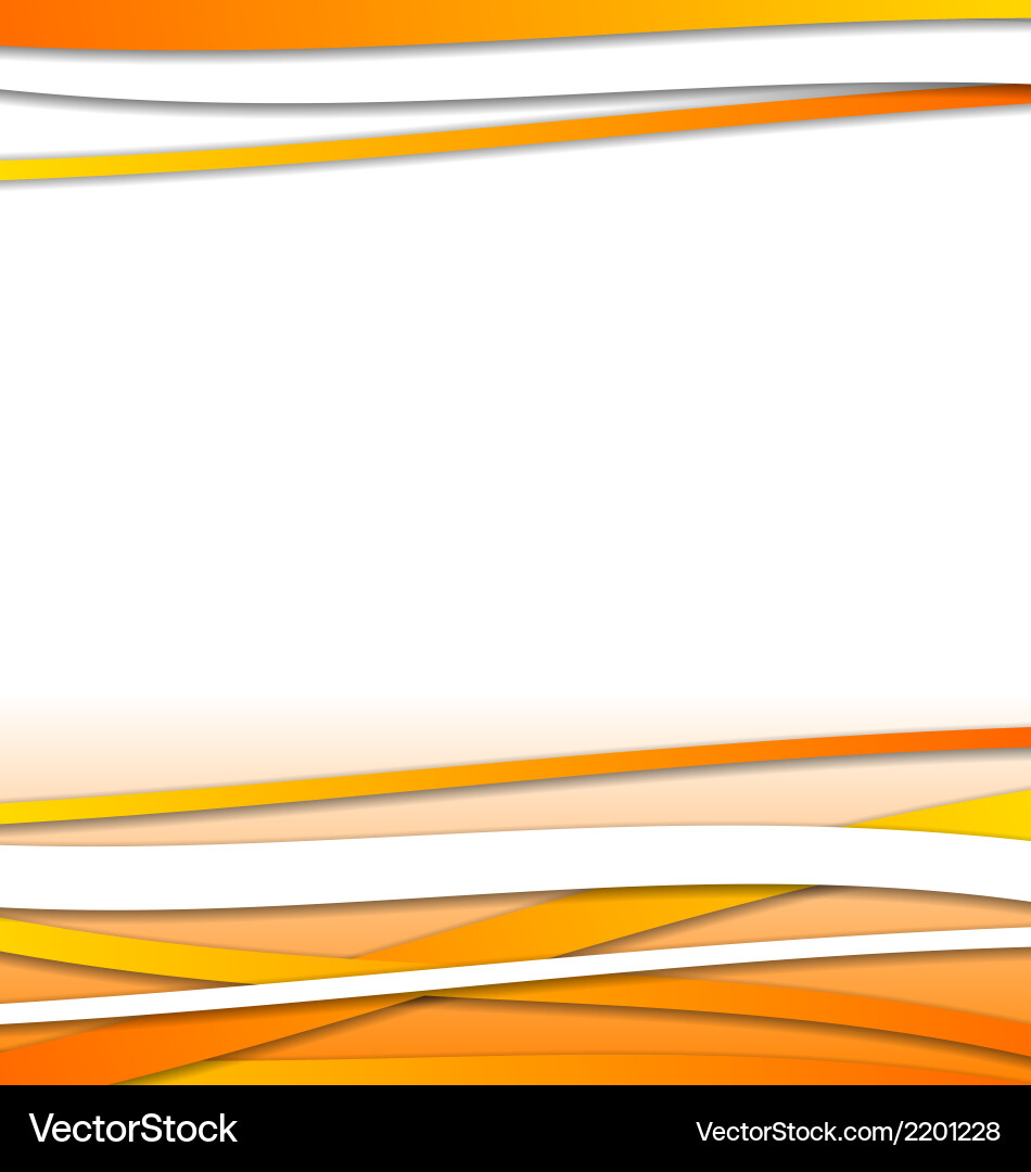 Dynamic Orange Line Pattern vector image