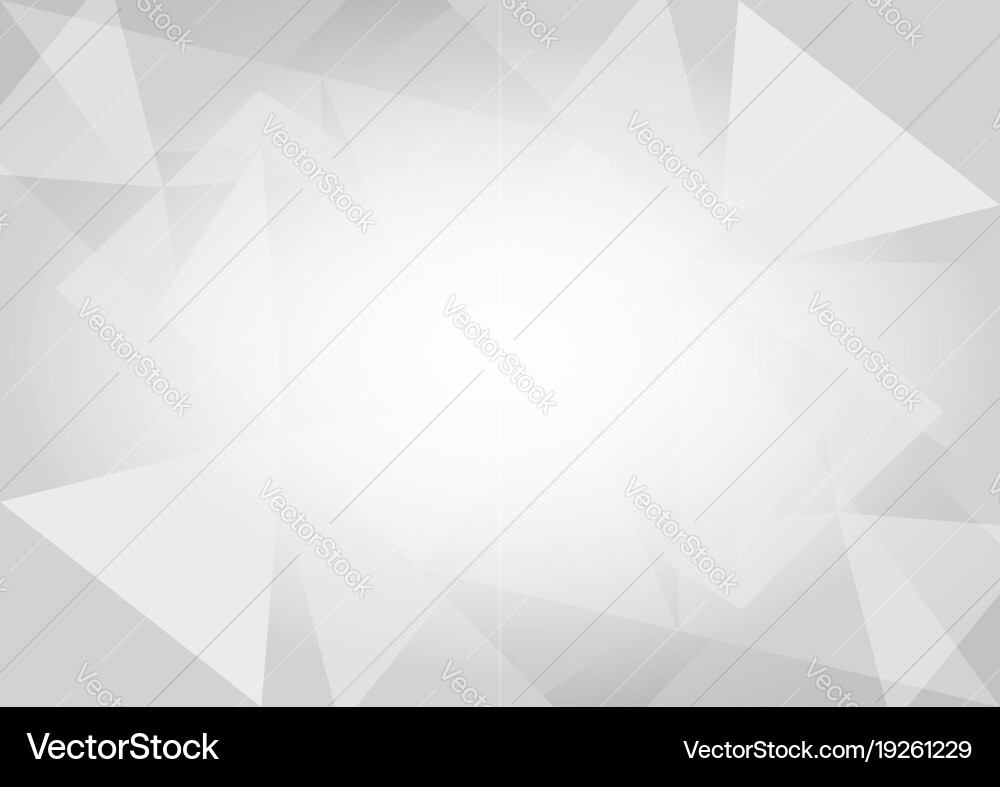 Abstract gray and white triangular background Vector Image