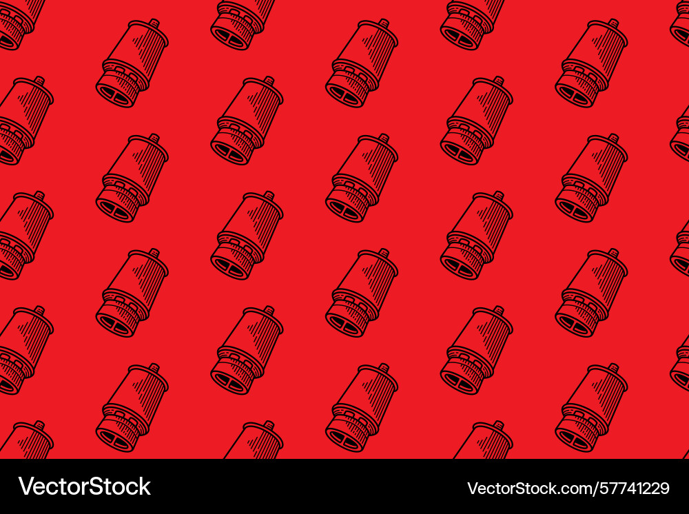 Auto muffler engraving pattern on red background Auto muffler engraving pattern on red background Vector Image