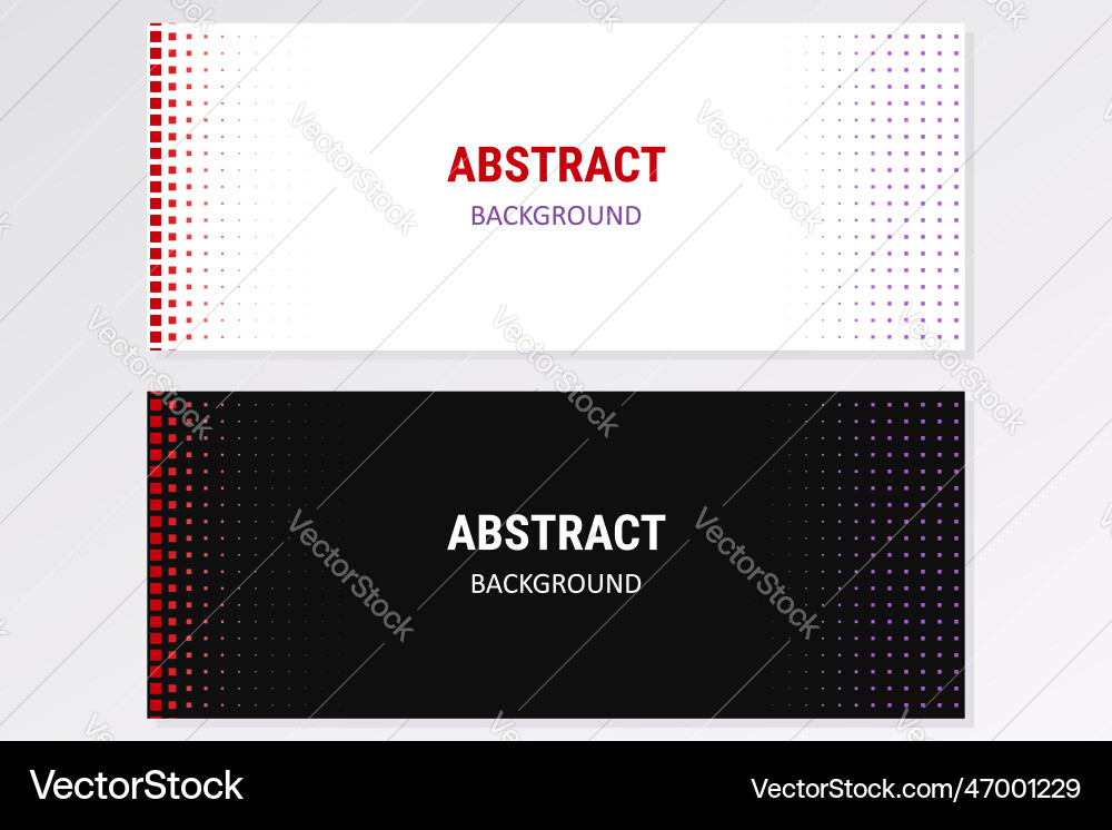 Banner with halftone pattern background Banner with halftone pattern background Vector Image