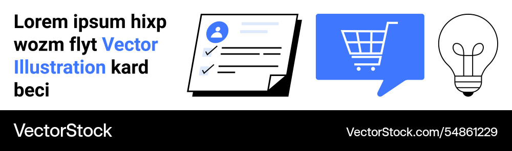 Concepts of documentation online shopping Vector Image