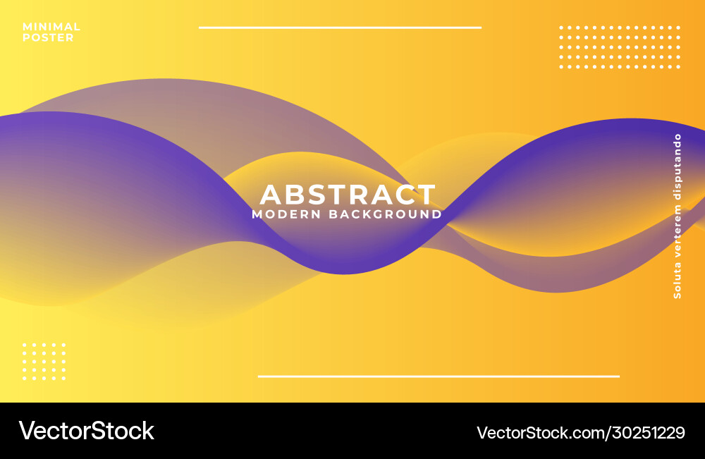 Dynamic colorful vibrant wave background vector image