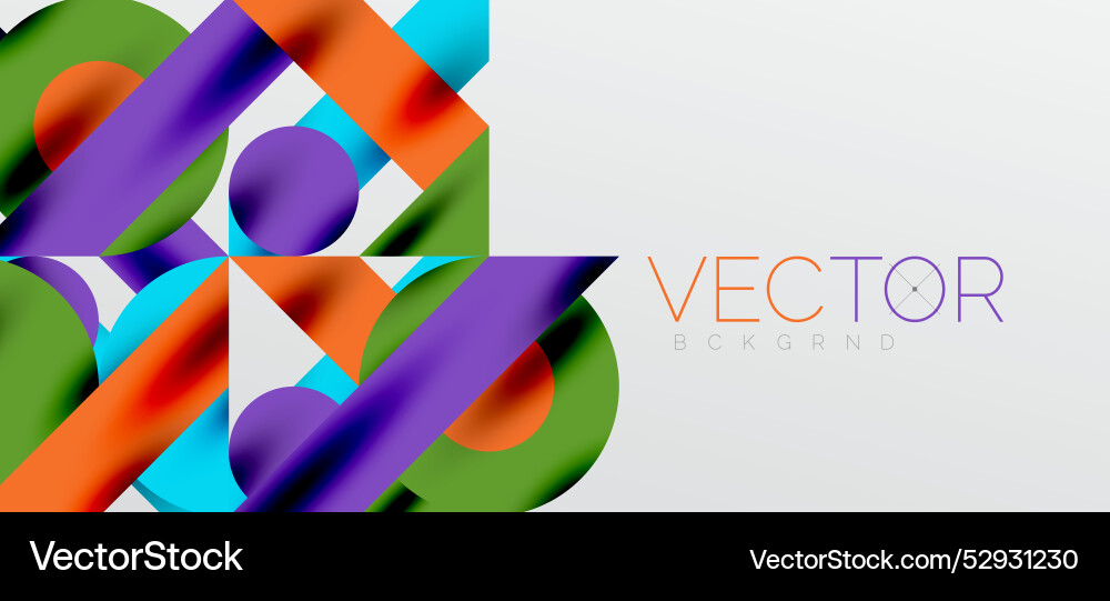 Circles and shadows colorful round elements Circles and shadows colorful round elements Vector Image