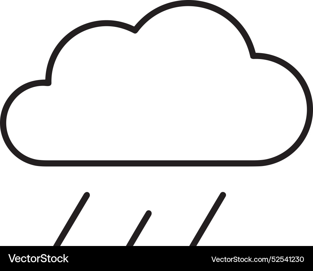 Cloud storage icon symbol image of the hosting Vector Image