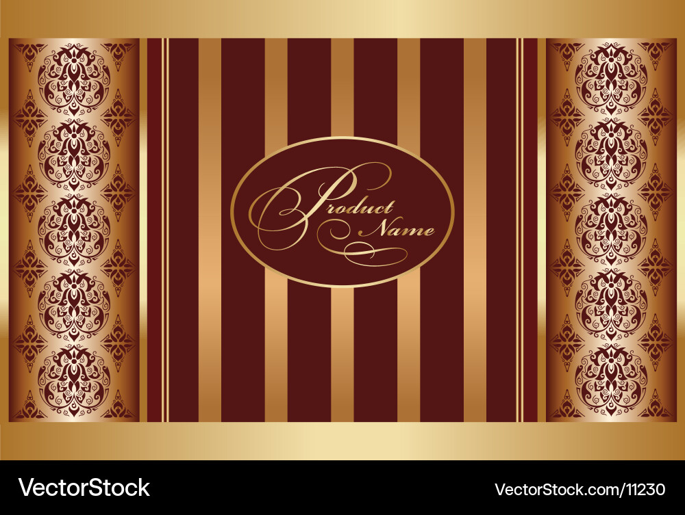 Elegant Swash Script Background vector image