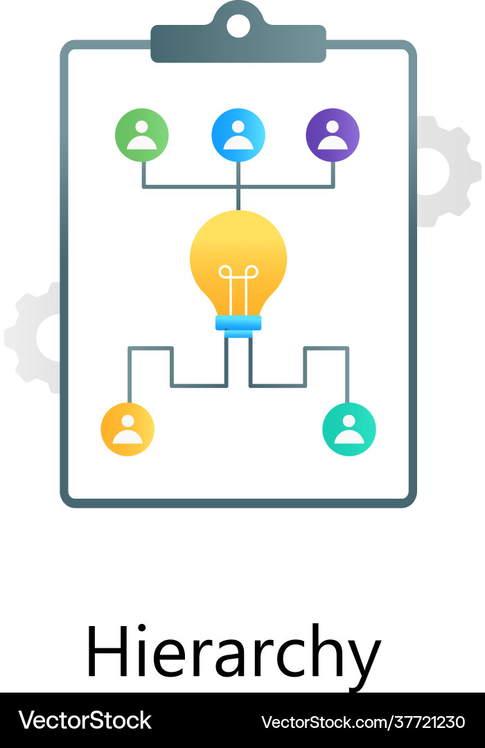 Hierarchy Vector Image