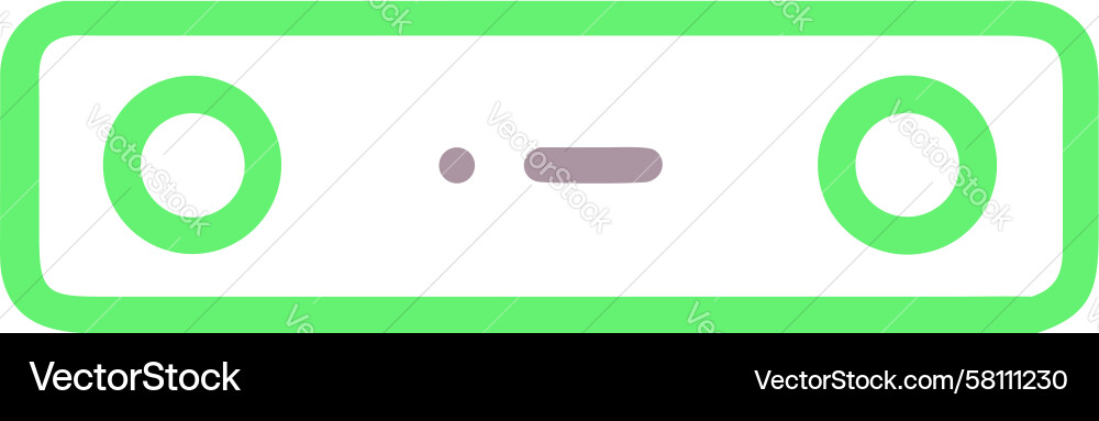 Horizontal Toggle Switch Icon Vector Image