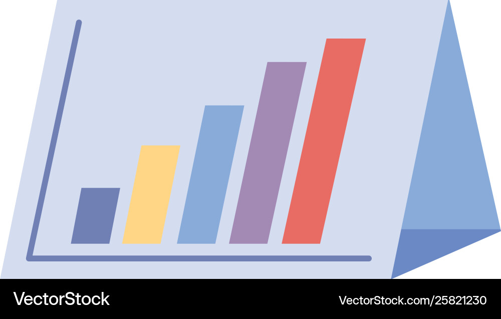 Isolated workflow and infographic design vector image