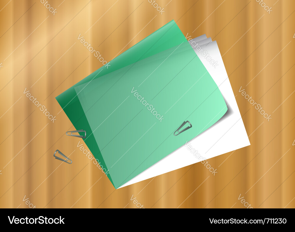 Office Folder Vector Image