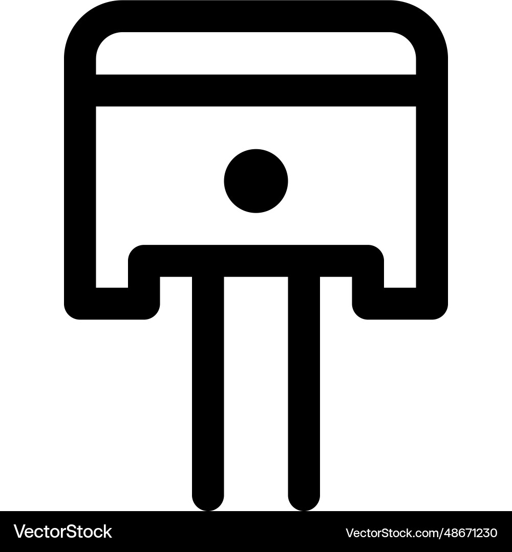 Piston device utilized in conversion of pressure vector image