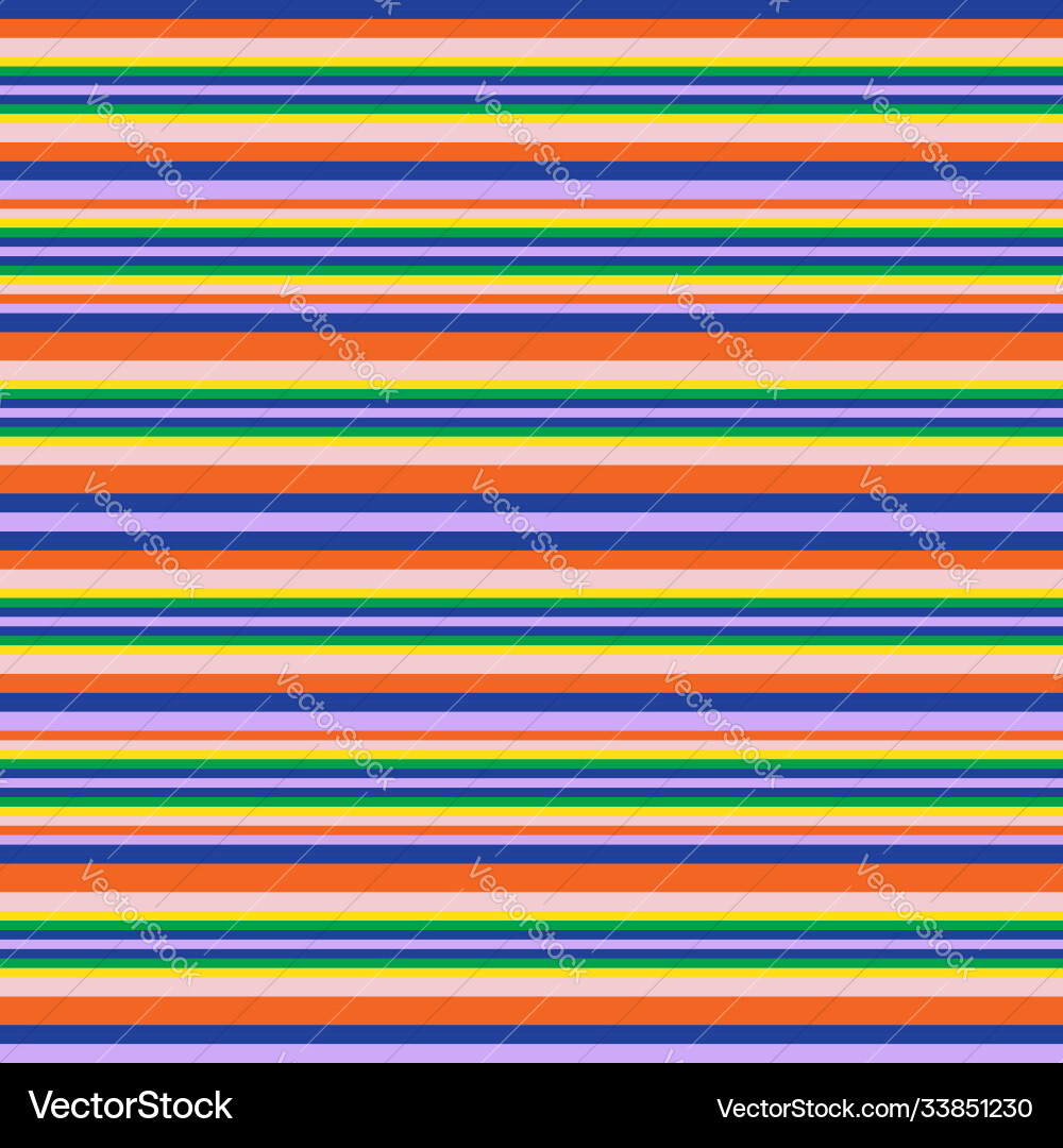 Rainbow stripe seamless pattern background Rainbow stripe seamless pattern background vector image