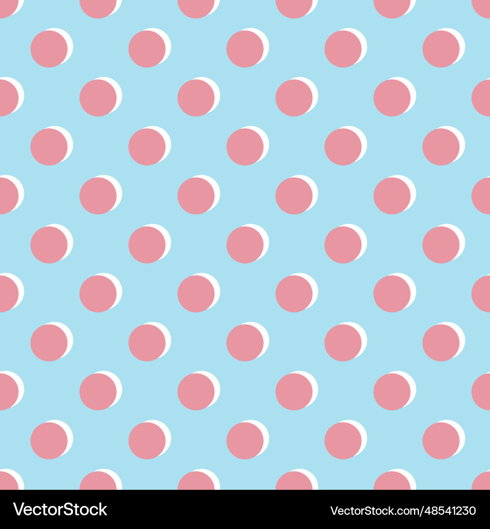 Retro red circle with white shadow pattern on blue Retro red circle with white shadow pattern on blue Vector Image