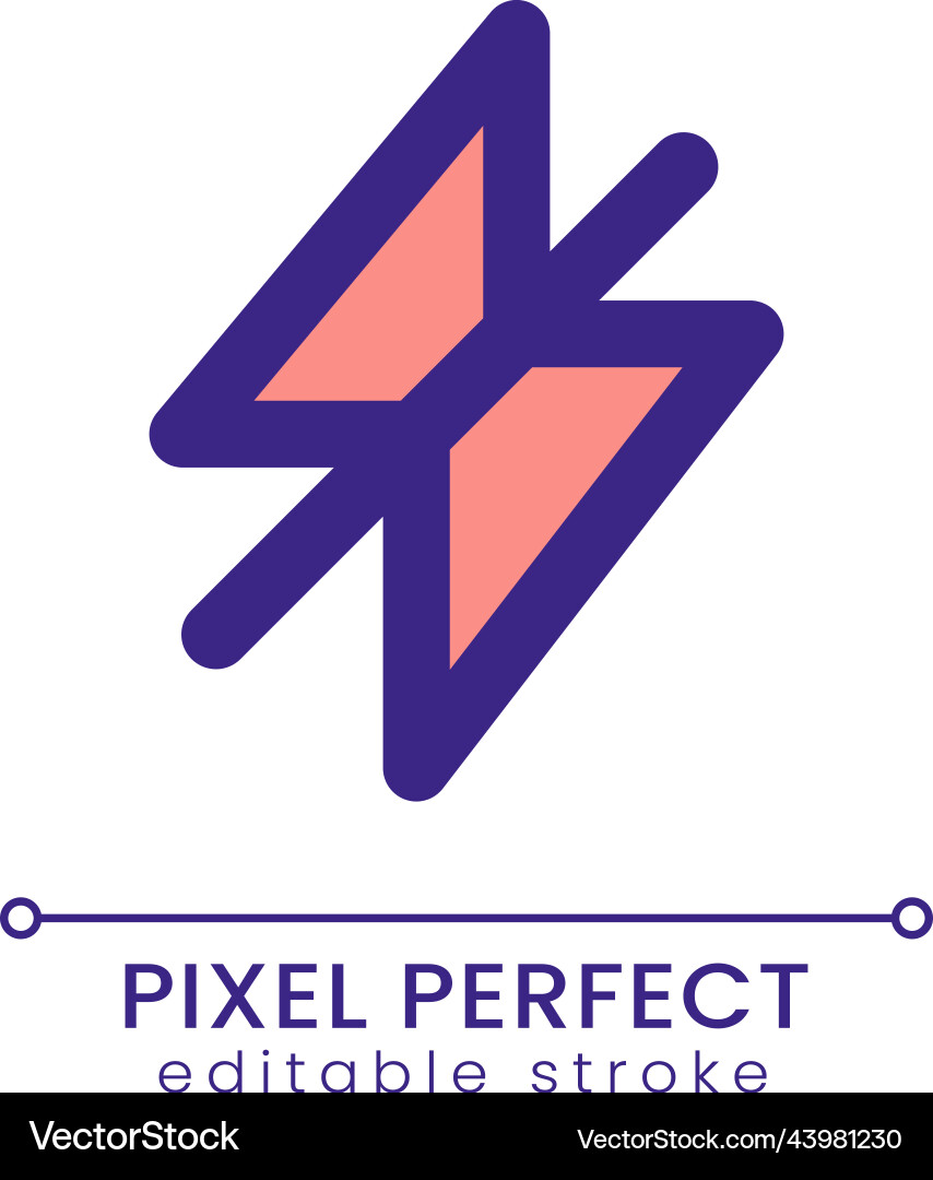 Silent mode pixel perfect rgb color ui icon Silent mode pixel perfect rgb color ui icon vector image