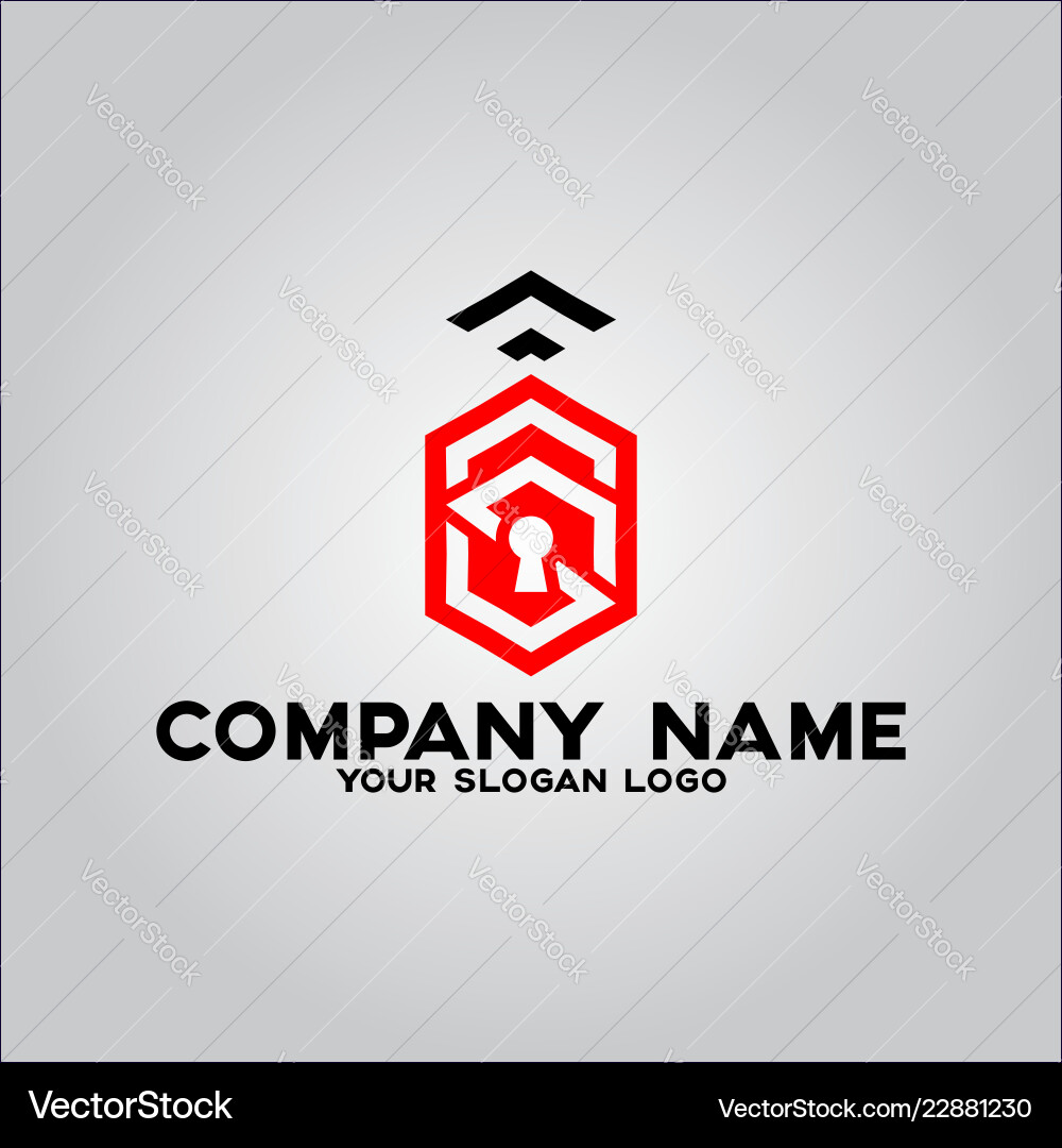 Smart security key Royalty Free Vector Image - VectorStock