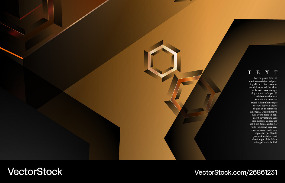 Abstract background with gradient hexagon shapes Abstract background with gradient hexagon shapes vector image