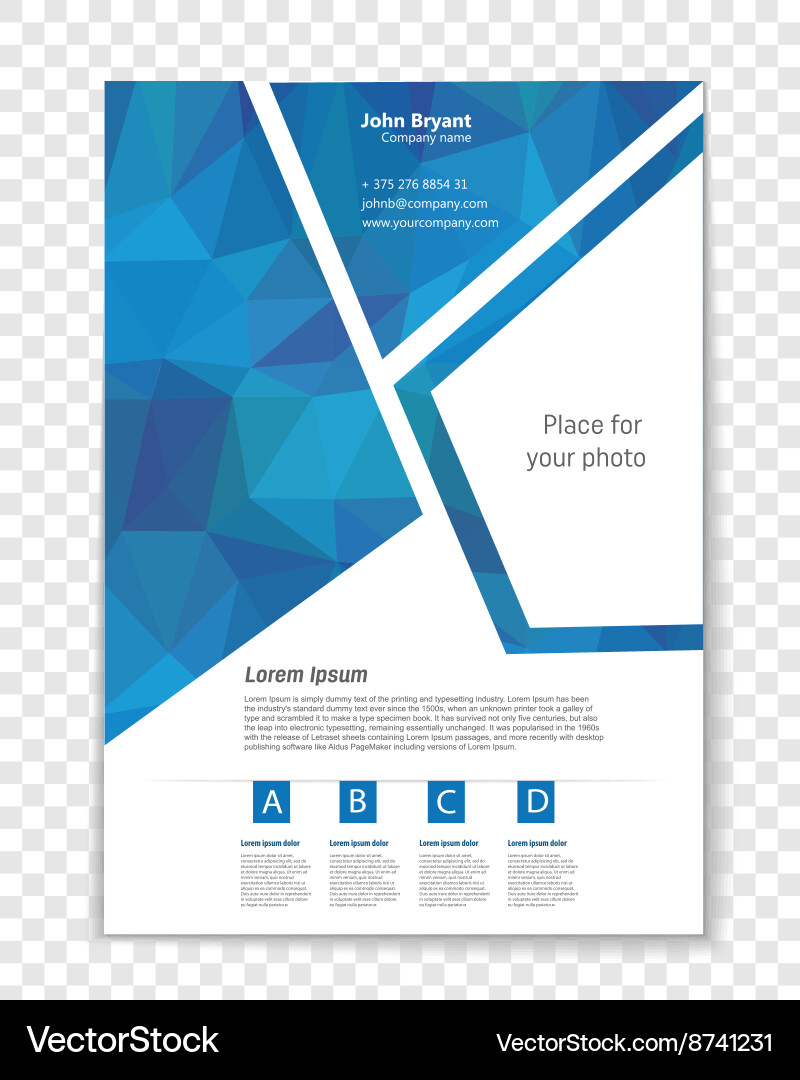 Abstract layout background for web Vector Image